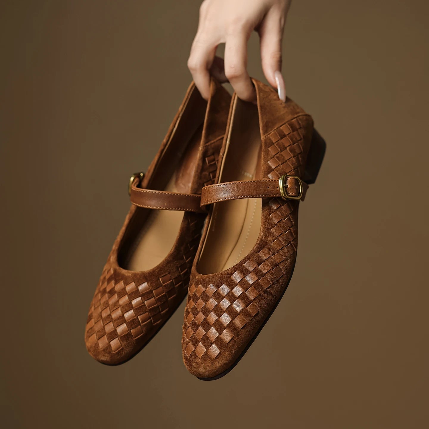 Women's Adjustable Strap Mary Janes with Cushioned Insole