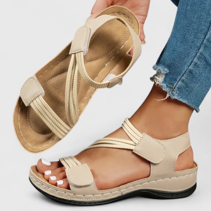 Women's Flat Toe-Post Sandals with Cushioned Insole