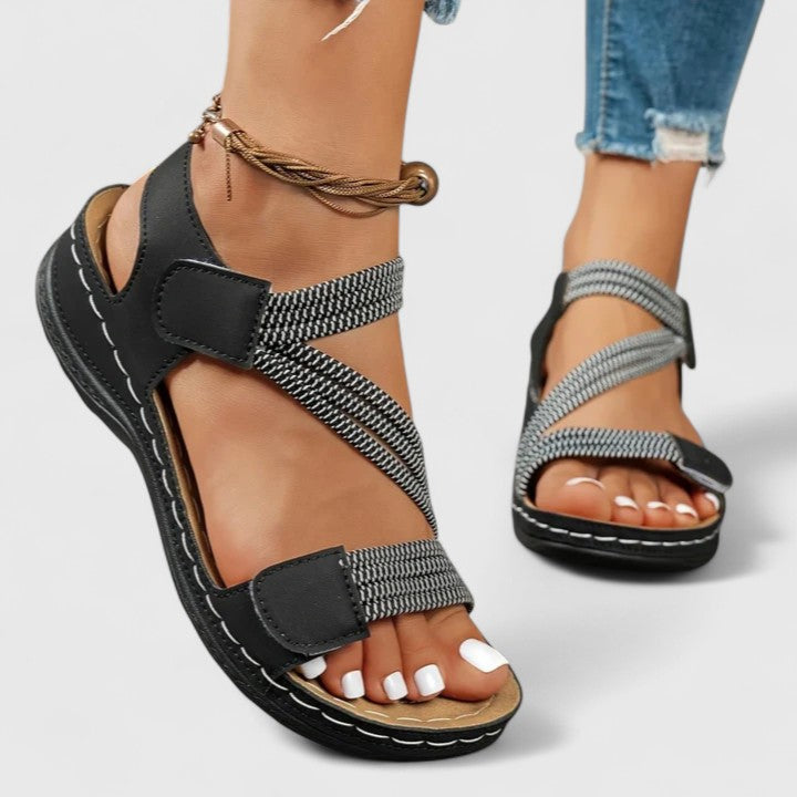 Women's Flat Toe-Post Sandals with Cushioned Insole