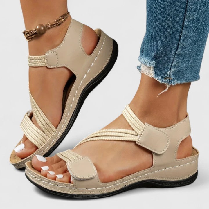 Women's Flat Toe-Post Sandals with Cushioned Insole
