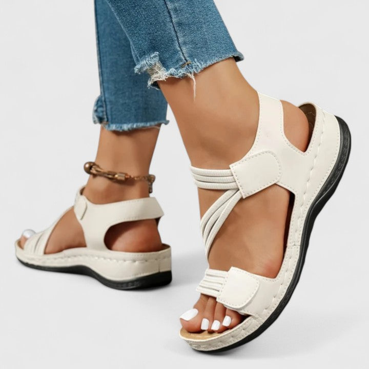 Women's Flat Toe-Post Sandals with Cushioned Insole