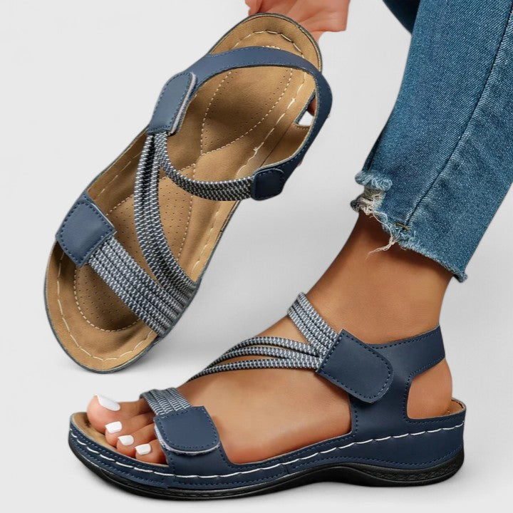 Women's Flat Toe-Post Sandals with Cushioned Insole