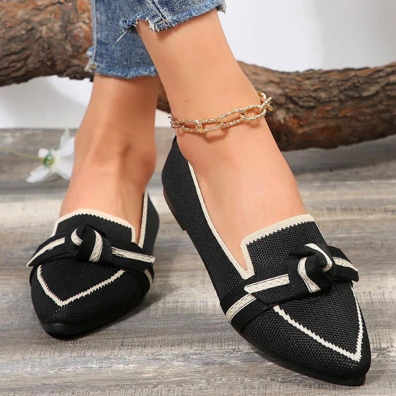 Women's Handcrafted Faux Leather Flat Mules