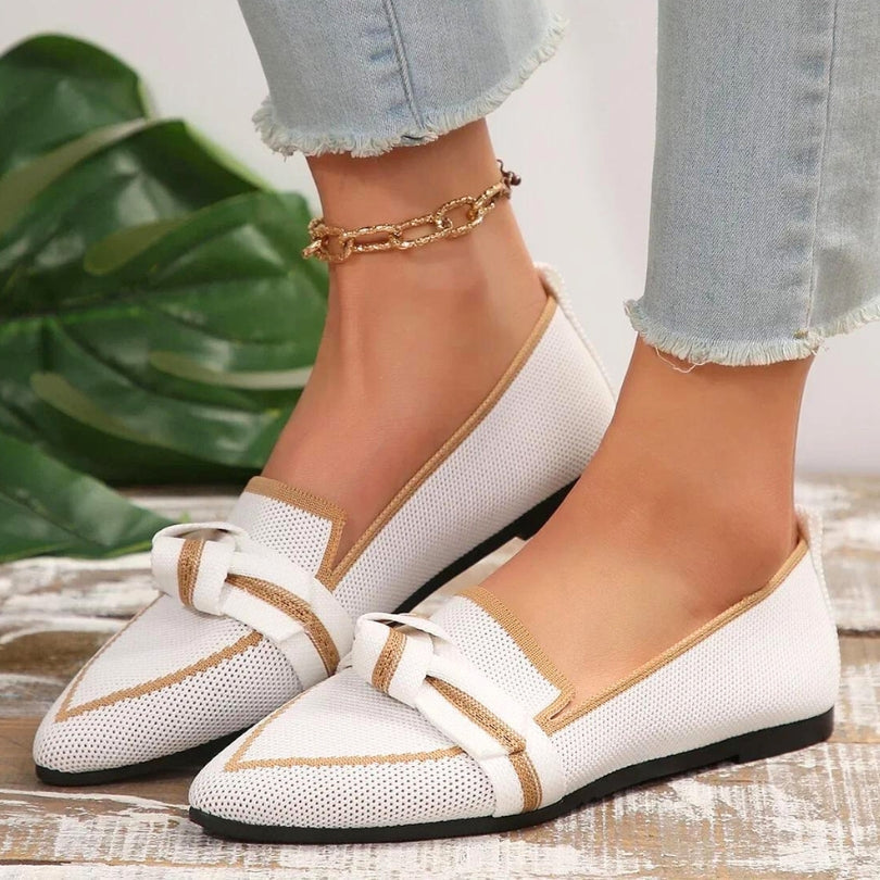 Women's Handcrafted Faux Leather Flat Mules