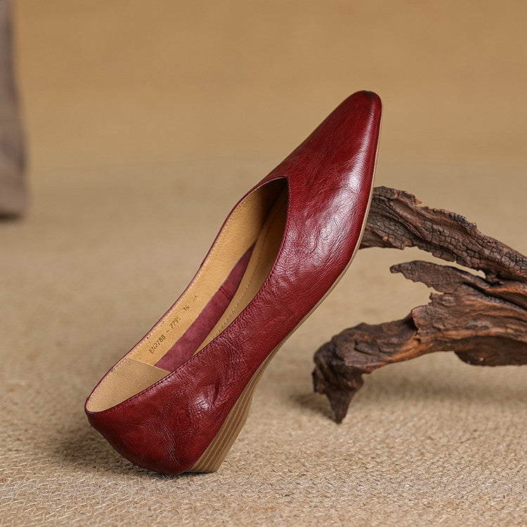 Women's Pointed Toe Flat Mules with Cushioned Insole